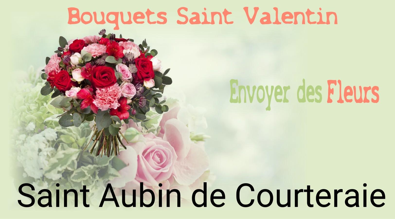 Roses de Saint-Valentin livrées à Saint-Aubin-de-Courteraie