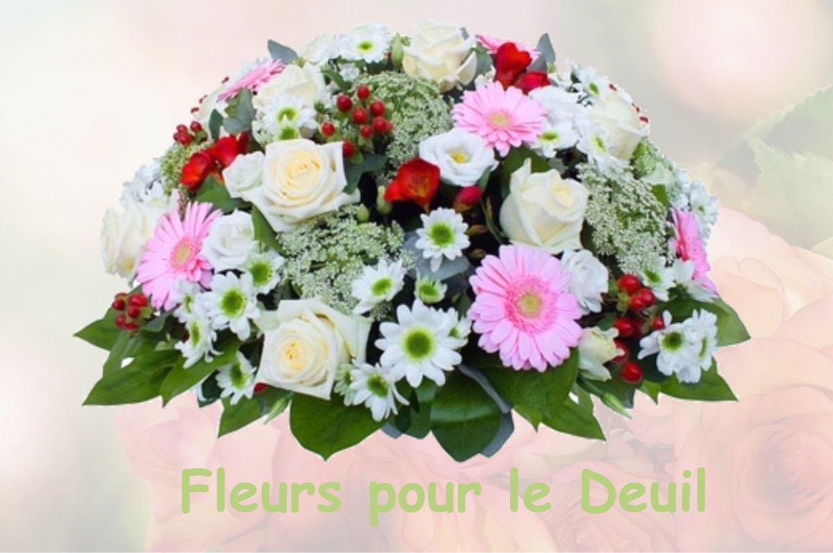 fleurs deuil SAINT-AUBIN-DE-COURTERAIE